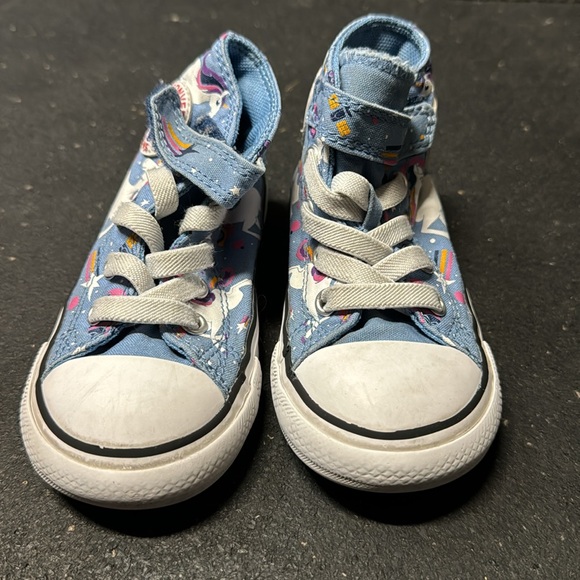 Converse Kids Chuck Taylor All-Star 1V Unicorns Light Blue/White - Picture 3 of 6